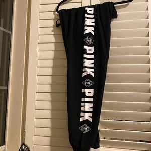 PINK Black sweatpants
